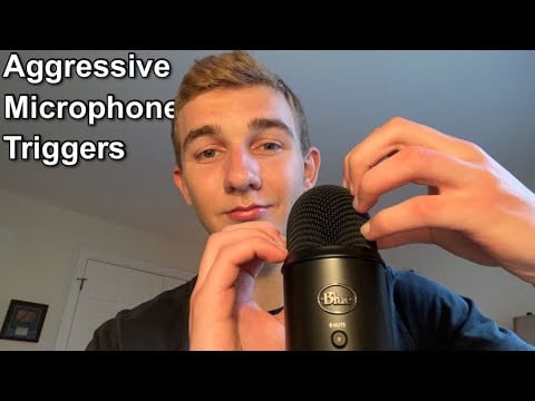 Asmr INTENSE microphone triggers asmr mic scratching