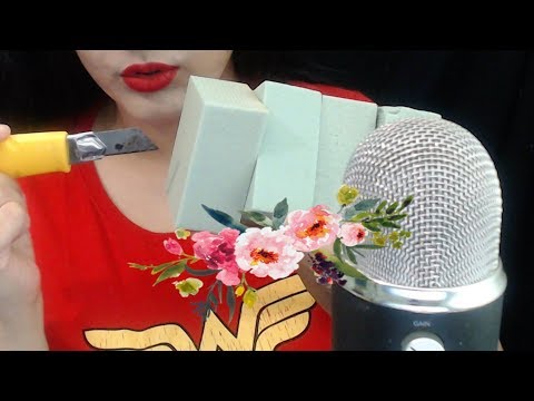 ASMR Carving Floral Foam