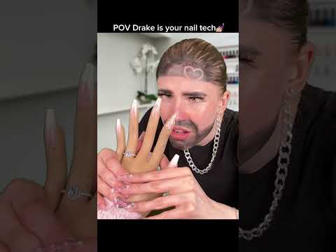 Pov Drake is your nail tech 💅🏻