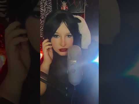 ASMR POV: Wandinha Addams fazendo seu exame de nervos cranianos #shorts