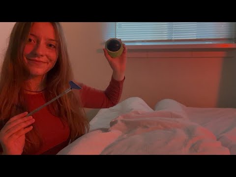 asmr soft spoken lofi upper body massage & scratching 💞