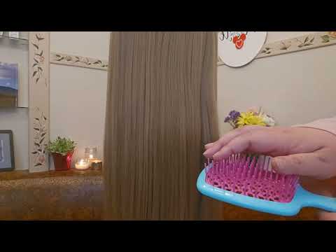 🪷 ASMR Testing New Brushes w/Hair Brushing and Hair Combing (Soft Spoken Whispers) 🪷
