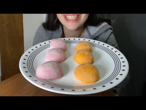 MOCHI ICE CREAM ASMR *SOFT, STICKY EATING SOUNDS*