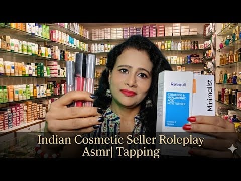 Bengali ASMR Indian Cosmetic Seller Roleplay 🇮🇳 Soft Spoken Makeup Shopping | Asmr Ghosal
