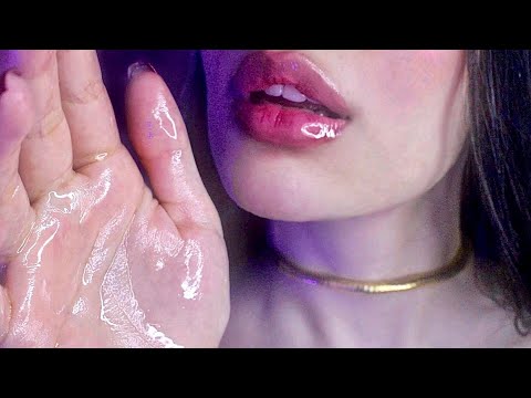 ASMR 2 Hours Ear Massage with Oil & Fire Sound | Brown Noise for Deep Sleep & Relaxation