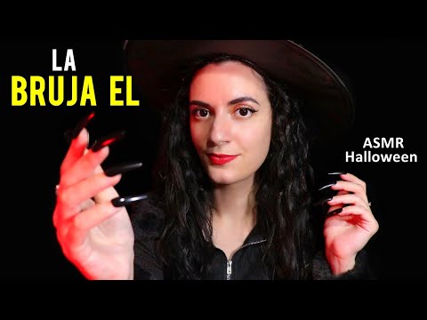 ASMR español La BRUJA EL limpia tu energia! Roleplay ASMR Halloween