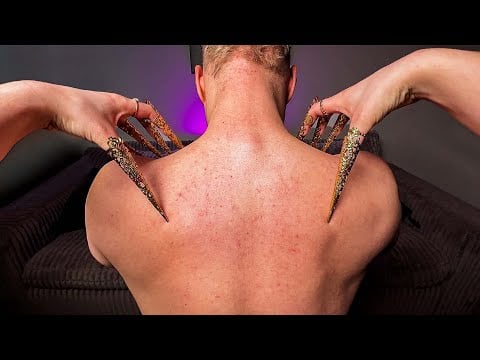 POV ASMR: Relaxing Back Scratches for Sleep & Tingles 😴✨ (No Talking)