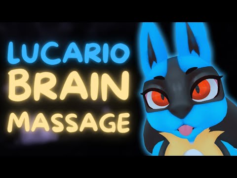 [Furry ASMR] Lucario Gives You a Brain Massage (Scratches, Tapping, Slime, Pets, Layered Sounds...)