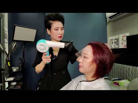 ASMR ASzMR 시각과청각의 활성화 #레드브라운 #전체염색 생기있고 화려하게~ASMR ASzMR visual and auditory activation #RedBrown