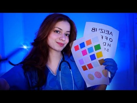 ASMR RP : Examen médical ULTIME des nerfs crâniens 🩺 (visuel, lampe, clavier,...)