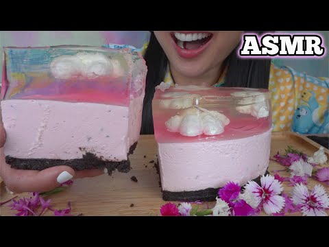 ASMR JELLO CAKE FOR BREAKFAST P. 2 (SOFT SQUISHY EATING SOUNDS) LIGHT WHISPERS | SAS-ASMR