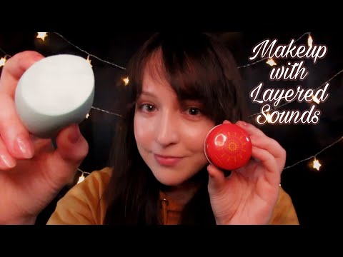 ⭐ASMR Doing your Everyday Makeup 💄(Fast, Layered Sounds, Binaural)