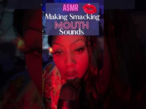 ASMR Making Mouth Lip Smacking Sounds #shorts #asmr