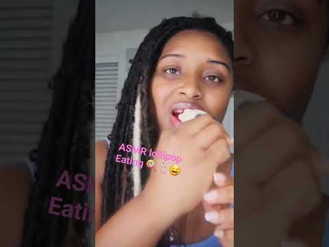 ASMR lollipop Eating 🍭 🍴🤤