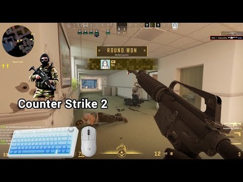 [ASMR Counter Strike 2] acing & improving!! keyboard + mouth sounds~