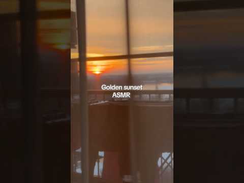 ASMR 🌅 Sorry for the view, had to catch the sun 🙈 #asmr #asmrsounds #asmrvideo #sunset #goldenhour