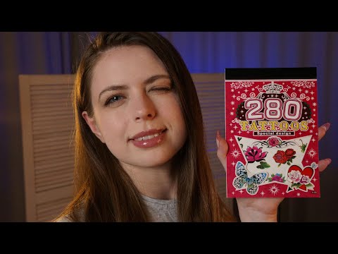 [ASMR] At the Tattoo Shop 🤘Doing Your Fist Temporary Tattoo | Personal Attention, Role Play