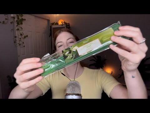 Asmr crinkle sounds, jasmine incense #shorts
