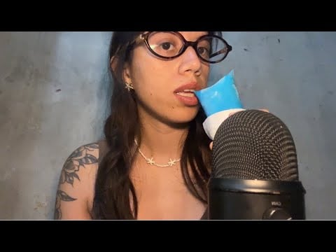 ASMR con boli 🧊 + platicando