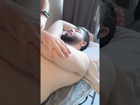 ASMR CHEST SLEEP MASTER MASSAGE #shortvideo #massage #triggersforsleep  #asmr #satisfyling