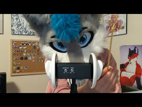 [Furry ASMR] Assorted sounds/tapping, scratching, rubbing (no talking)