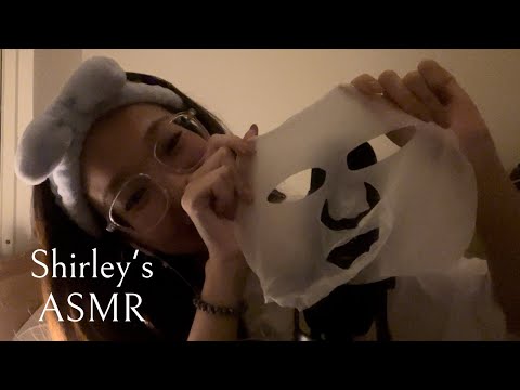 【台灣ASMR】角色扮演｜好朋友幫你睡前護膚🧖🏻‍♀｜依舊是大素顏系列🤪️ 《Skincare routine on you💆🏻‍♀️》