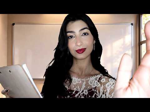ASMR Sua professora te acolhe e cuida de você em um dia difícil 📚✏️ | Especial Dia dos Professores