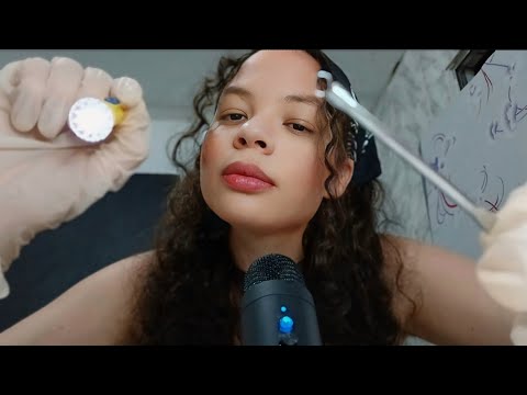 ASMR: TIRANDO os CRAVINHOS do SEU NARIZ para DORMIR rápido 😴 👃