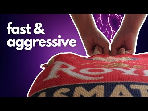 My First ASMR Video: Building DOWN Tapping (Fast & Aggressive)