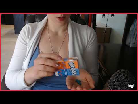 Asmr eating nerds candy, crunchy!