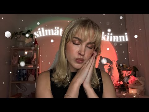 ASMR SUOMI seuraa mun ohjeita silmät kiinni 😴 | eyes closed instructions