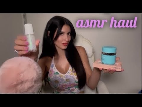ASMR haul ♡ skincare, beauty, nails🎀