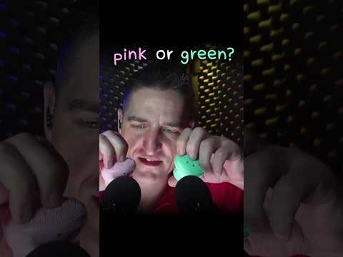 Which is Better #ASMR ? Pink Or Green Crinkle #Triggers #SleepAid
