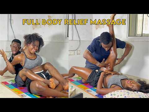 ASMR full body Massage Chest Therapy, Feet Tingling and Armpits Neck & Shoulder and back massage