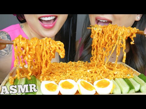 ASMR SAMYANG CHEESY NOODLE (SISTER'S EDITION) EATING SOUNDS | NO TALKING | SAS-ASMR