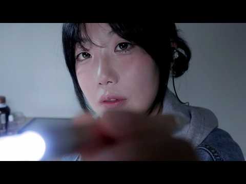 조용한 독서실에서 친구 귀청소 해주는 ASMR (이어폰 필수) | Ear Cleaning Roleplay