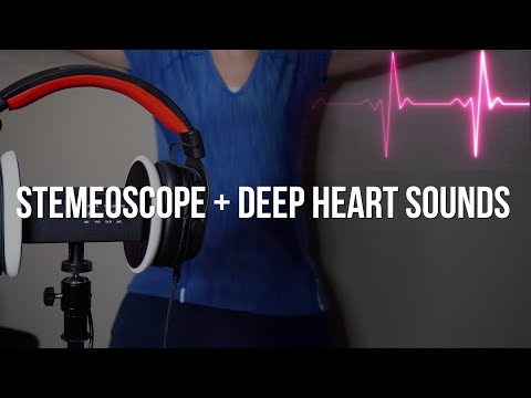 Happy Heartbeats 3dio Stemoscope Heartbeat  | Female Heartbeat ASMR