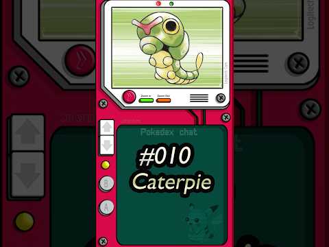 Relaxing Pokedex | Caterpie 🐛 #asmr #shorts #asmrvideos #pokemon