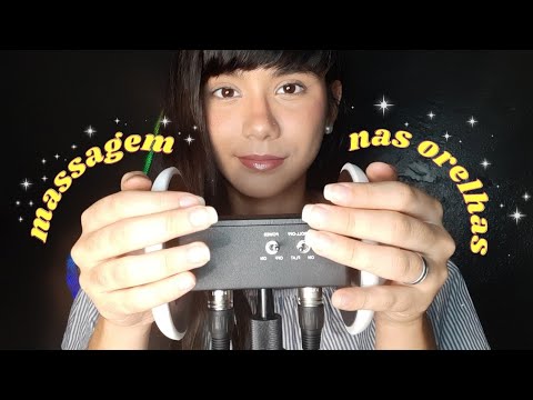 ASMR: MASSAGEM NAS SUAS ORELHAS PARA ALIVIAR A ANSIEDADE