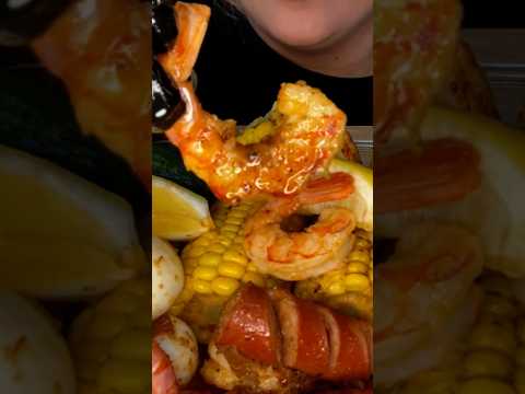 SHRIMP SEAFOOD BOIL #asmr #seafood #seafoodboil
