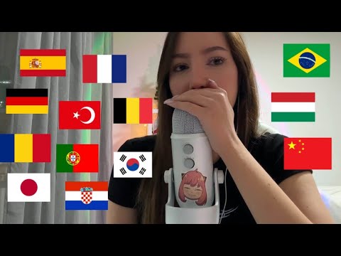ASMR in 20 Different Languages (Find Your Language!)