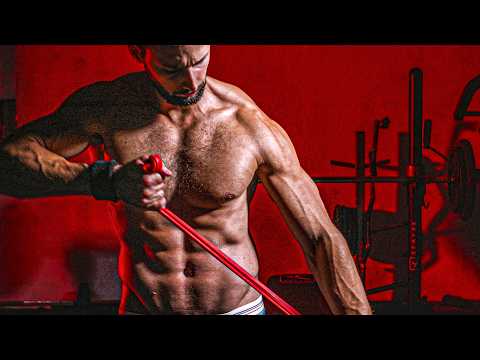 Shirtless Muscle Stretching ASMR🌙 Late Night Gym (Visual Triggers)