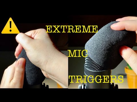 ASMR |⚠️EXTREME MIC TRIGGERS! FAST AGGRESSIVE LOUD MASSAGING PUMPING SWIRLING RUBBING! RELAX!😴❤️