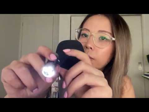 asmr follow my light to fall asleep