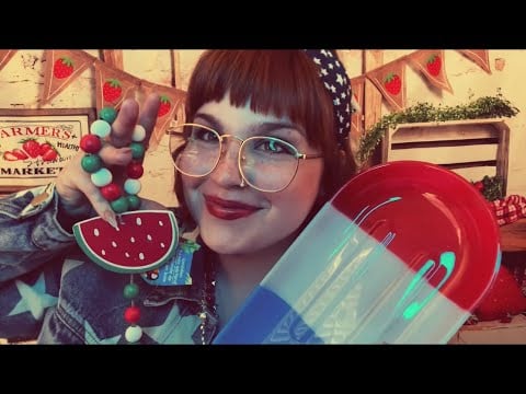 ASMR 4th of July Bazaar 🇺🇸❤️🤍💙(southern accent, roleplay, tingly triggers)