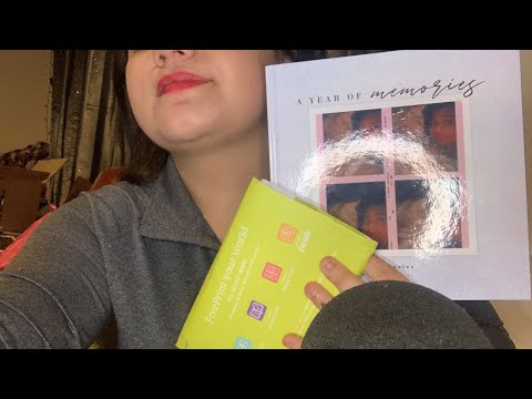 ASMR going through pictures/memories book/talking!!