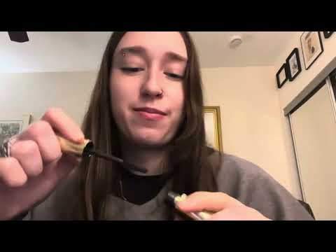 asmr- friend does your makeup for a date 