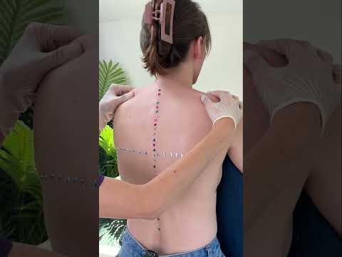 Asmr back exam #asmr #asmrsounds #asmrvideo #relaxing #relax #satisfying #satisfyingvideo #tingles
