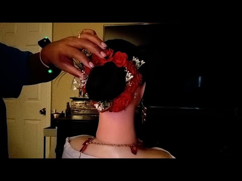 ASMR Unready With Me - Face & Scalp Scratching - Hair Brushing - Head Massage - No Talking For Sleep