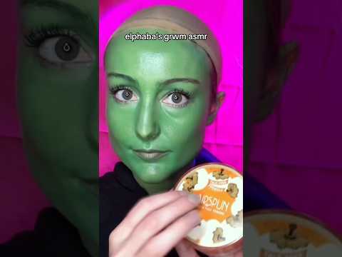 elphaba’s grwm asmr part 2 #wicked #elphaba #asmrmakeup
